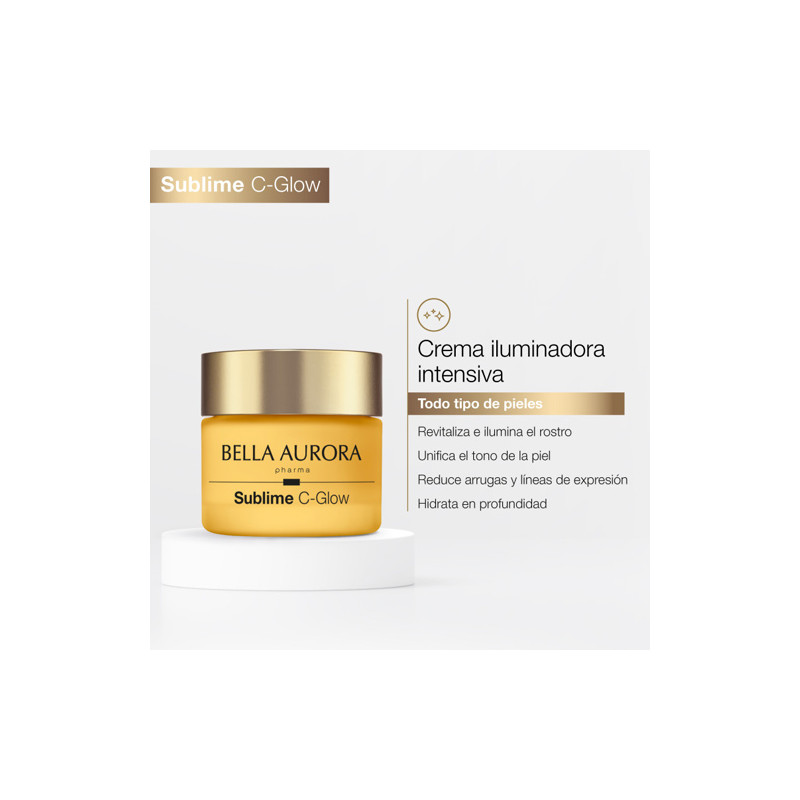 Bella Aurora Sublime C-Glow Crema Iluminadora Antiedad 50ml