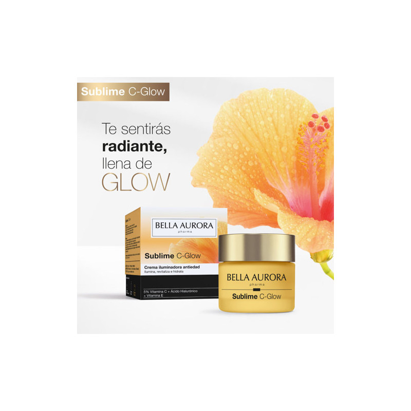 Bella Aurora Sublime C-Glow Crema Iluminadora Antiedad 50ml