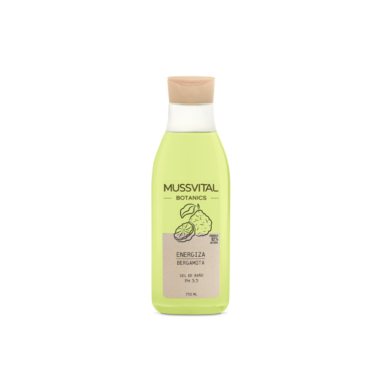 Mussvital Botanics Gel Baño Bergamota 750ml