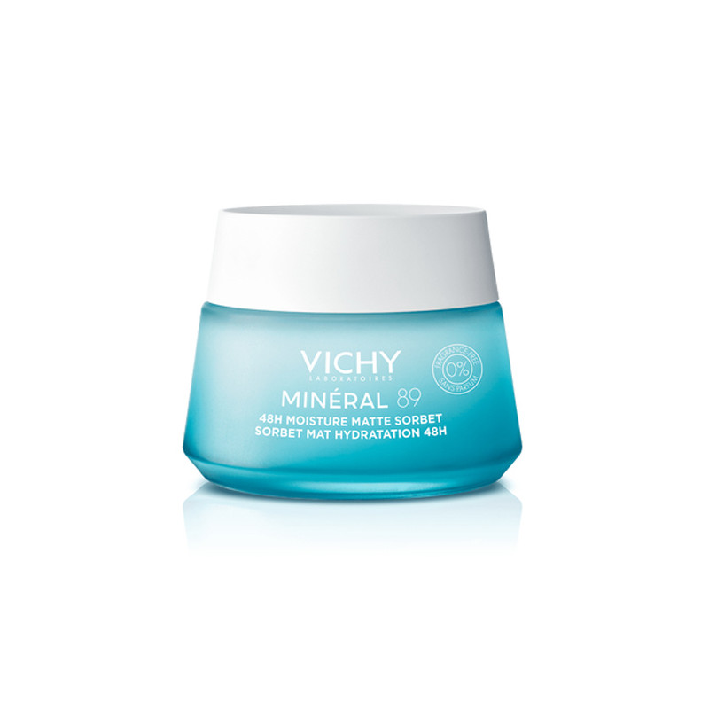 Vichy Mineral 89 Gel Sorbete Mate Boost Hidratación 48H 50ml
