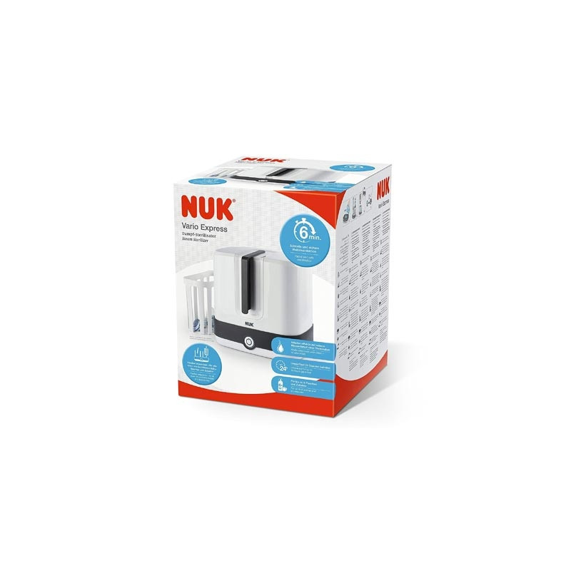 Nuk Esterilizador vaporizador 6 bib.elec