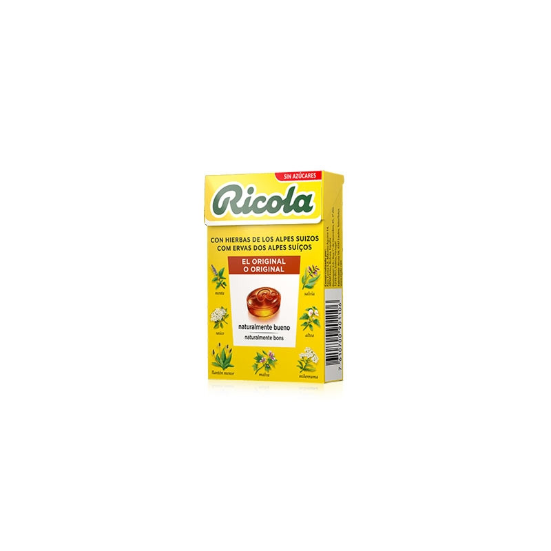 Ricola Caramelos Hierbas Suizas S/Azucar 50gr