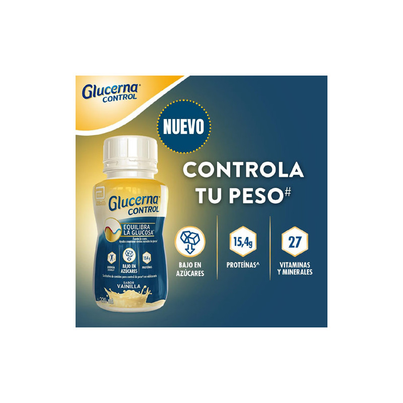 Glucerna Control Vainilla 4x220ml