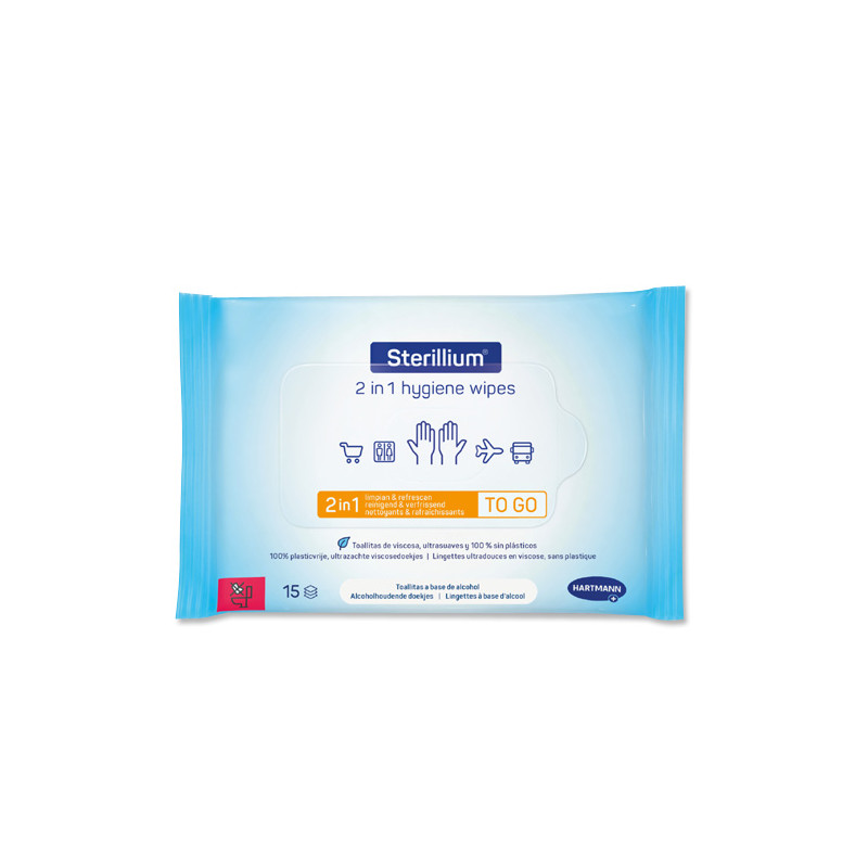 Hartmann Sterillium Toallitas 2en1 Limpiadoras Hidratantes 15uds