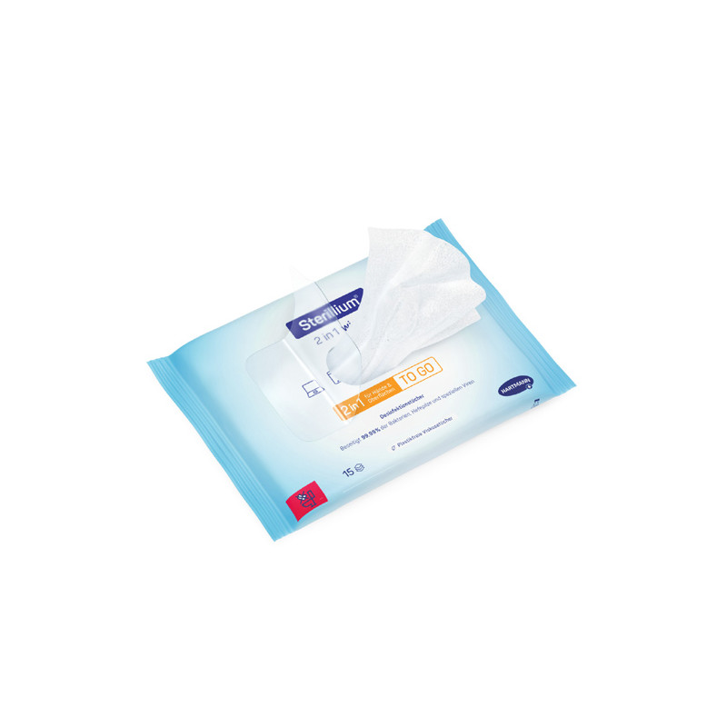 Hartmann Sterillium Toallitas 2en1 Limpiadoras Hidratantes 15uds