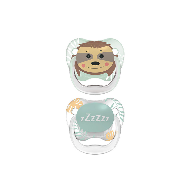 Dr Borwns Chupete Animal Face Perezoso 6-18m 2Uds