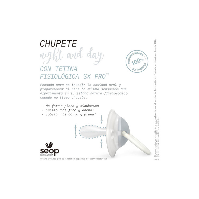 Suavinex Chupete Fisiologico Noche 0-6m