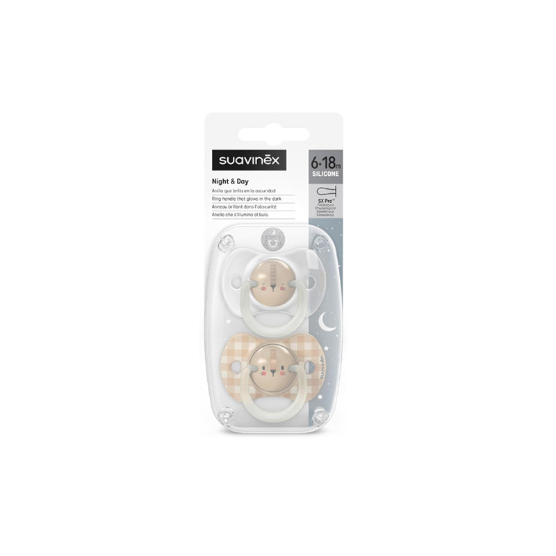 Suavinex Chupete Fisiologico Noche 6-18m