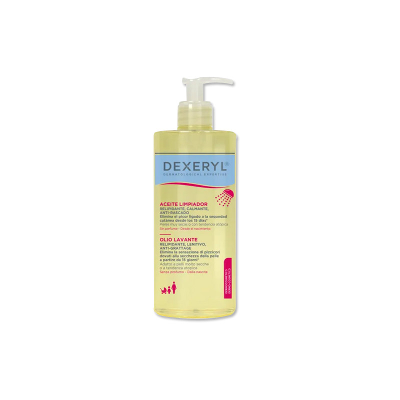 Dexeryl Aceite Limpiador Piel Seca-Atopica 1L