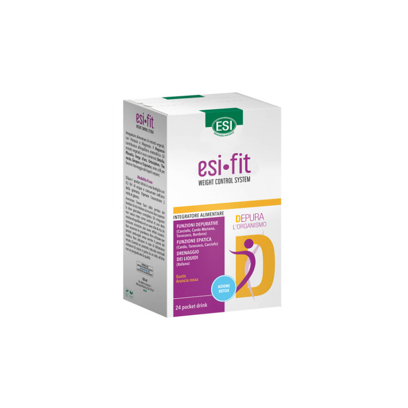 Esi Fit Accion Detox Sabor Naranja 24 Sticks