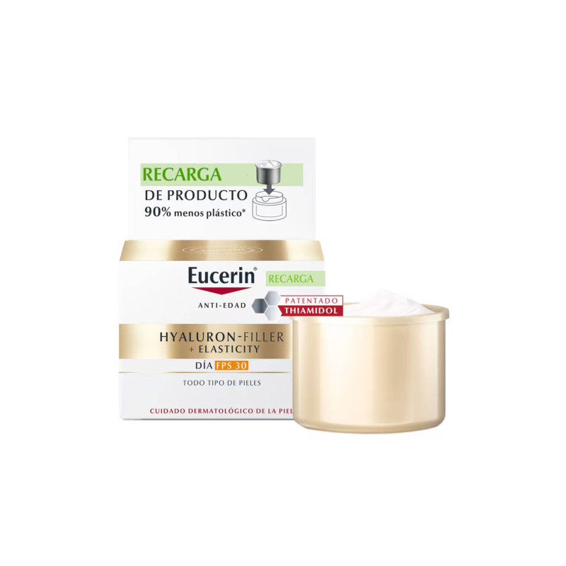 Eucerin Hyaluron-Filler + Elasticity Crema Dia Spf30 Recarga 50ml