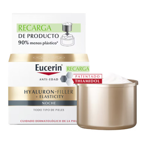Eucerin Hyaluron-Filler + Elasticity Crema Noche Recarga 50ml
