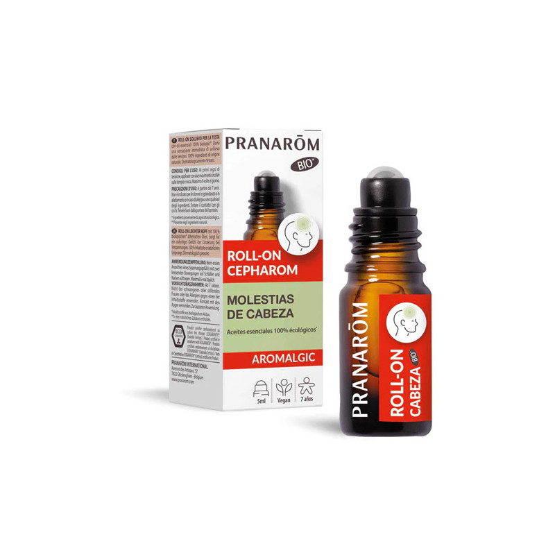 Pranarom Aromalgic Roller Cepharom Bio Molestias de Cabeza 5ml