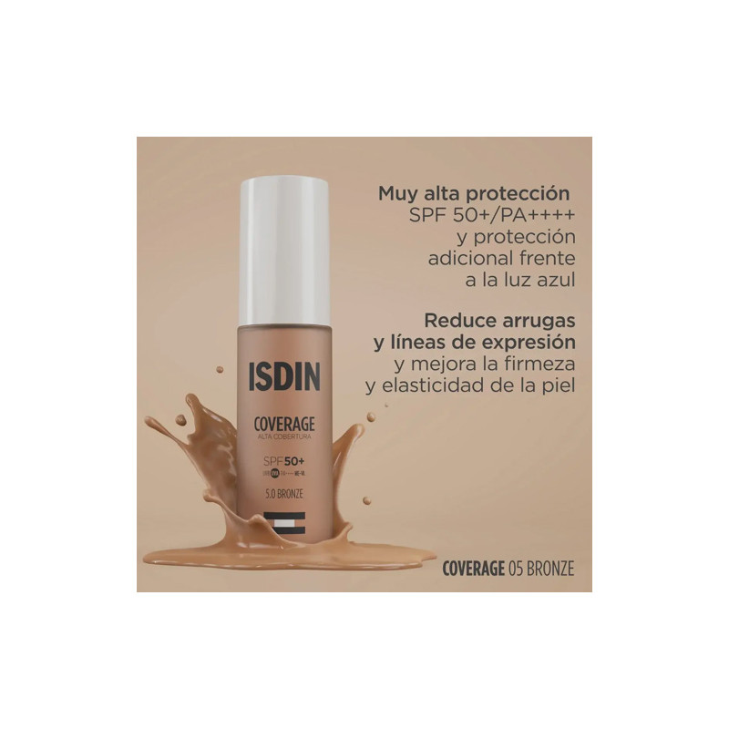 Isdin Coverage Maquillaje SPF50+ Color 5.0 Bronce 30gr