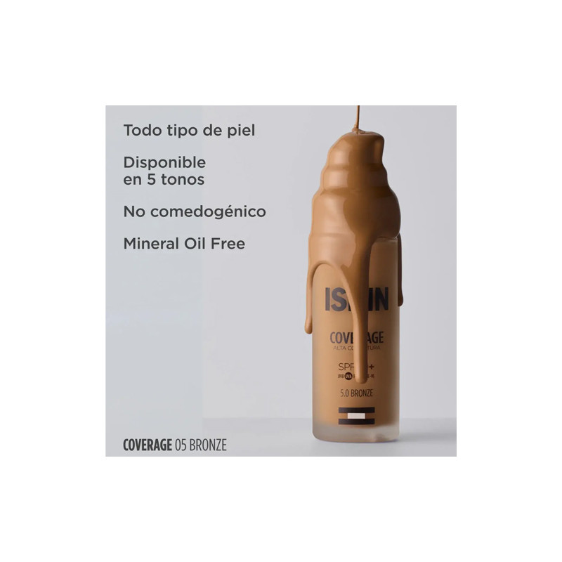 Isdin Coverage Maquillaje SPF50+ Color 5.0 Bronce 30gr