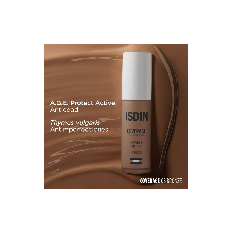 Isdin Coverage Maquillaje SPF50+ Color 5.0 Bronce 30gr