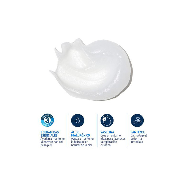 Cerave Limpiador 1l + Crema Hidratante 453gr + Balsamo 50ml