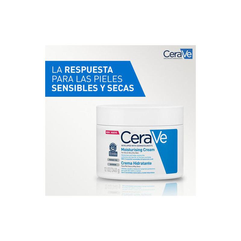 Cerave Limpiador 1l + Crema Hidratante 453gr + Balsamo 50ml