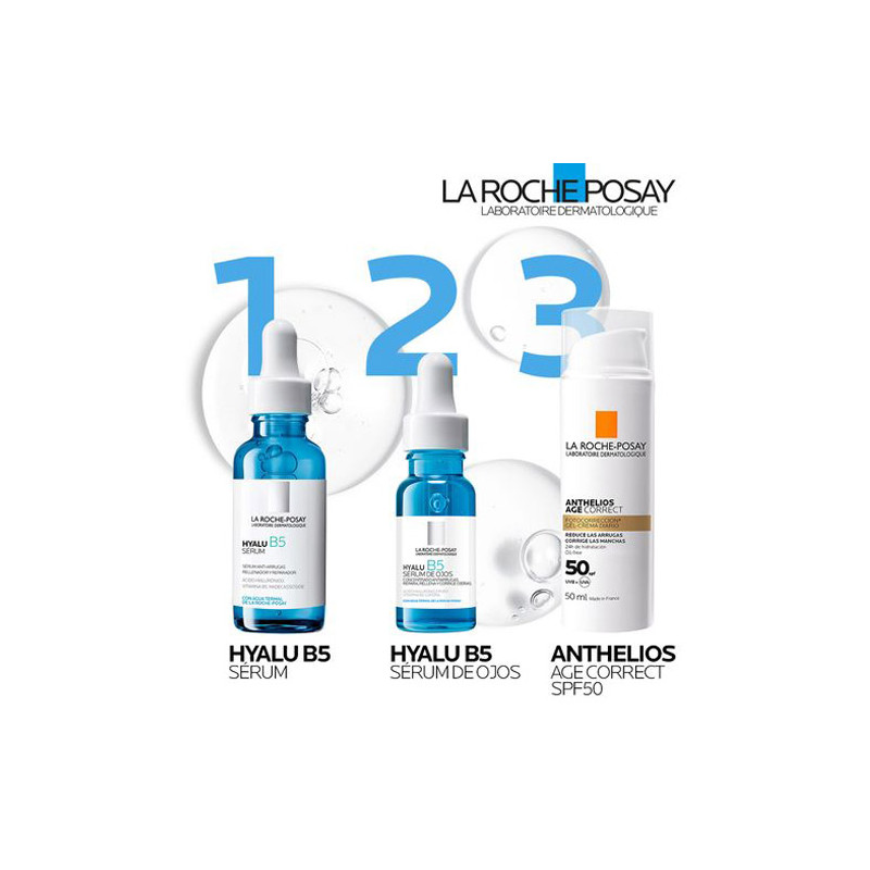 Hyalu B5 Serum 50ml + C.Ojos 15ml +AgeCorrect 50ml. La R.Posay