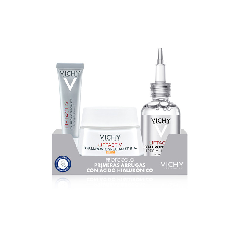 Vichy C.Ojos Reafirmante 15ml + SerumHA 30ml + Crema Dia 50ml