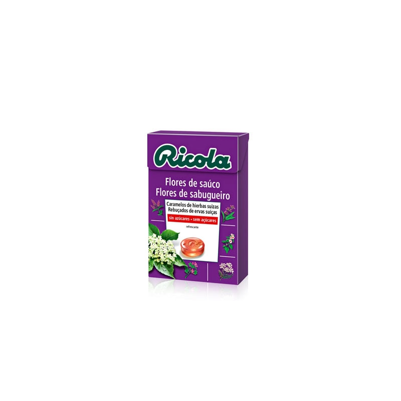 Ricola Caramelos Flor de Ssauco S/Azucar