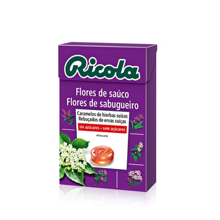 Ricola Caramelos Flor de Ssauco S/Azucar