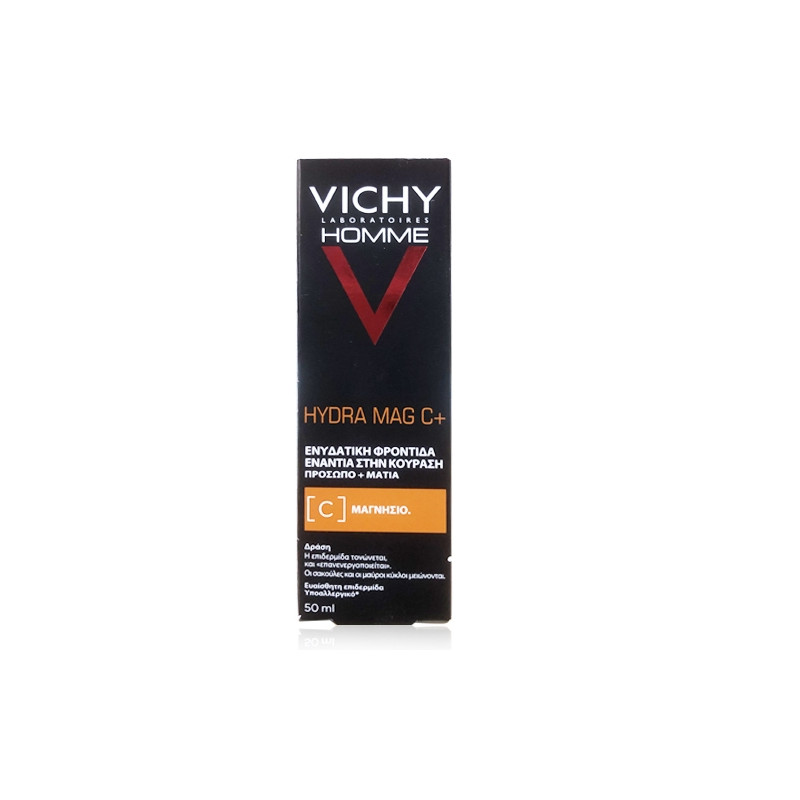 Vichy Homme Hydra Mag C Tratamiento Hidratante 24h 50ml