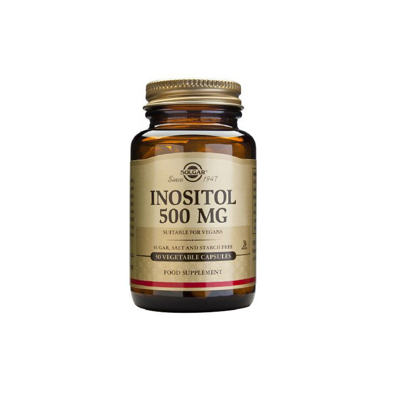 Solgar Inositol 500mg 50Caps Vegetales