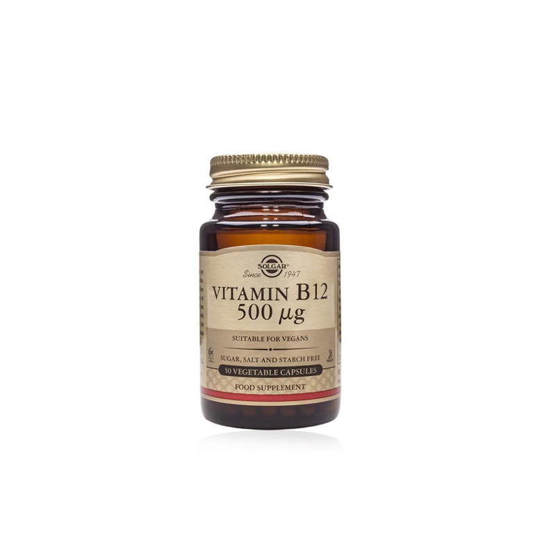 Solgar Vitamina B12 500mcg (cobalamina) 50Caps Veg