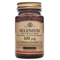 Solgar Selenio 100mcg Sin Levadura 100Comp