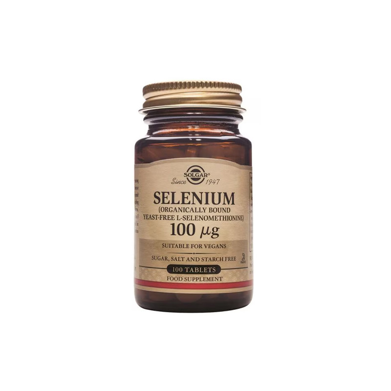 Solgar Selenio 100mcg Sin Levadura 100Comp