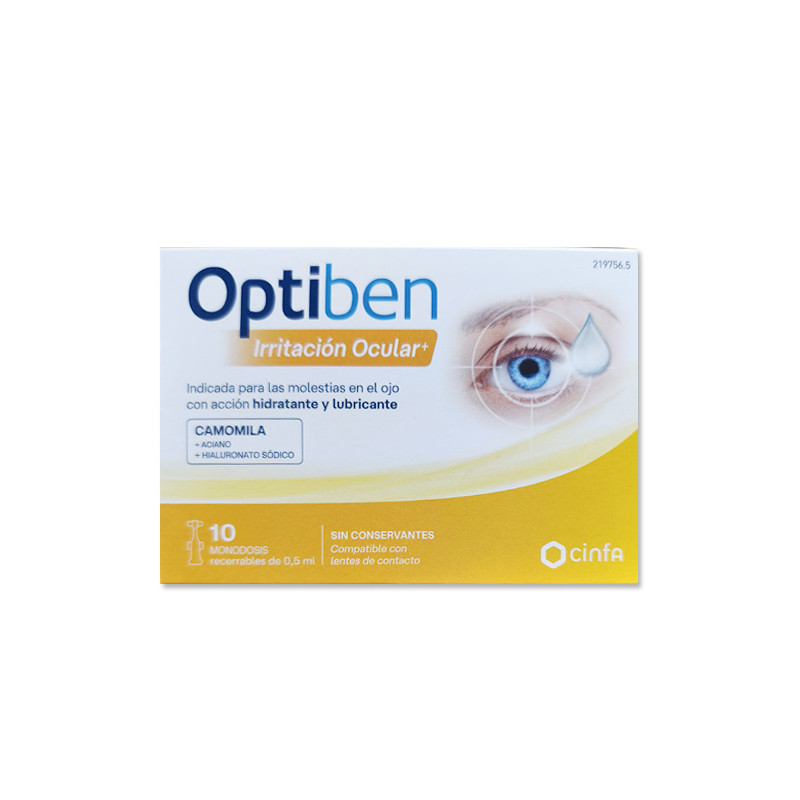 Optiben Ojos Irritados Colirio 10Amp