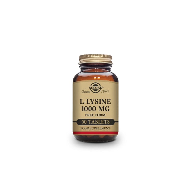 Solgar L-Lisina 1000 mg. 50Comp