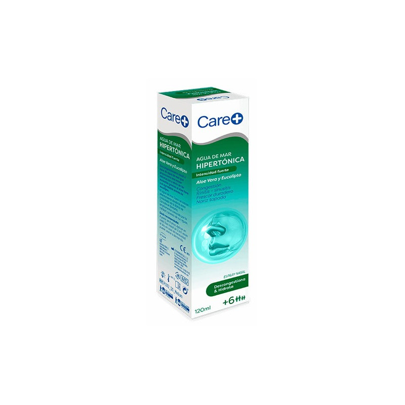 Care+ Agua de Mar Hipertonica Intensidad Fuerte 120ml