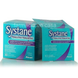Systane Toallitas humedas esteriles 30uds antes cilclar