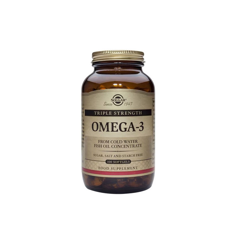 Solgar Omega 3 Triple Concentracion 100 Caps Blandas
