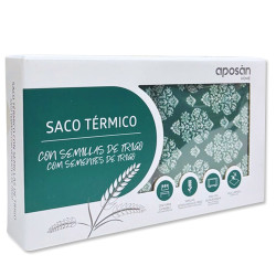 Aposan Saco Termico Semillas de Trigo estampado Verde 1Ud
