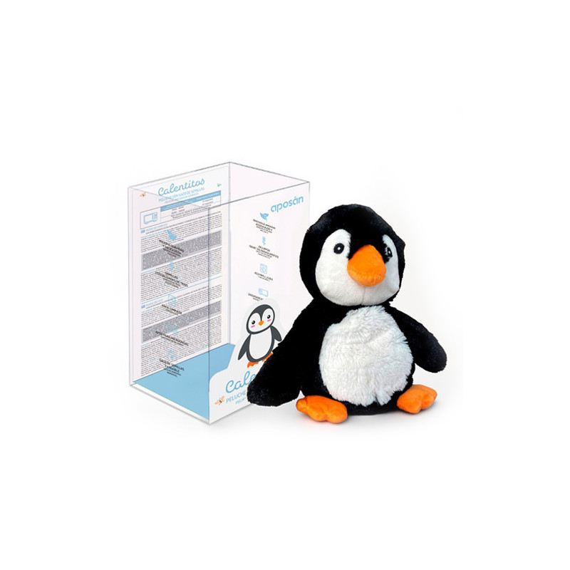 Aposan Calentitos Peluche Pinguino con Saco de Semillas 1Ud