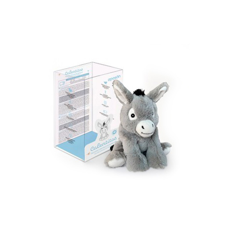 Aposan Calentitos Peluche Burro con Saco de Semillas 1Ud