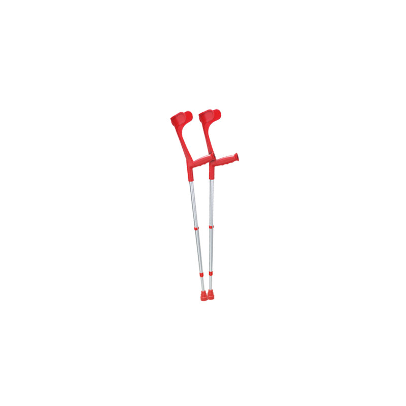 Muletas color coral extensibles 2 uds