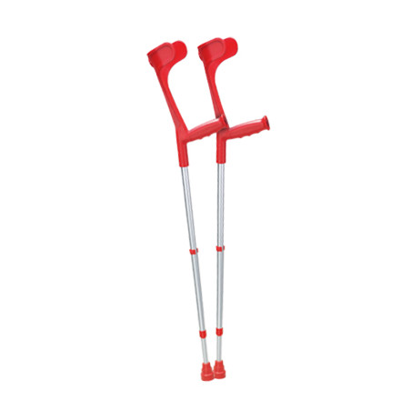 Muletas color coral extensibles 2 uds
