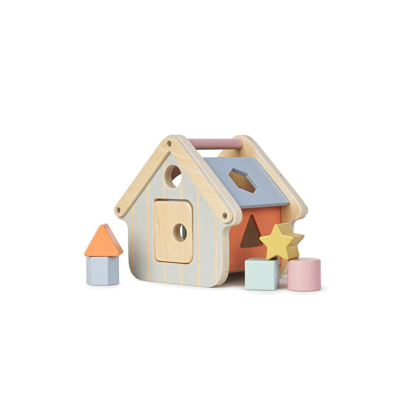 Saro Wood Casita con Piezas Encajables 1Ud