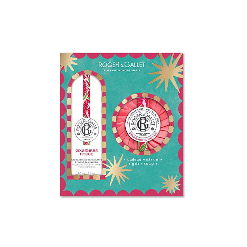 Roger Gallet Gingembre Rouge Perfume 30ml + Jabon 100gr