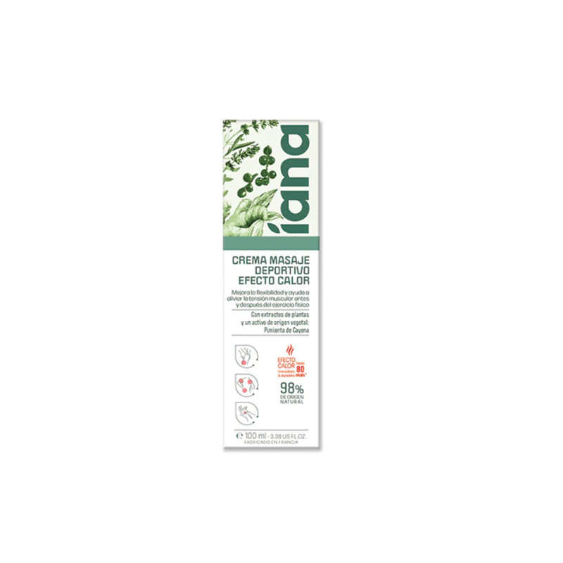 Iana Crema Masaje Deportivo Efecto Calor 100ml