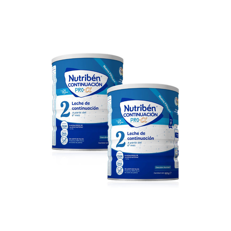 Nutriben Pro Alfa Leche Continuacion 2 Duplo 2x800gr