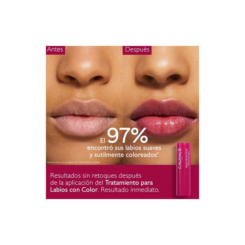 Caudalie Balsamo de Labios Color Rosa 4.5gr