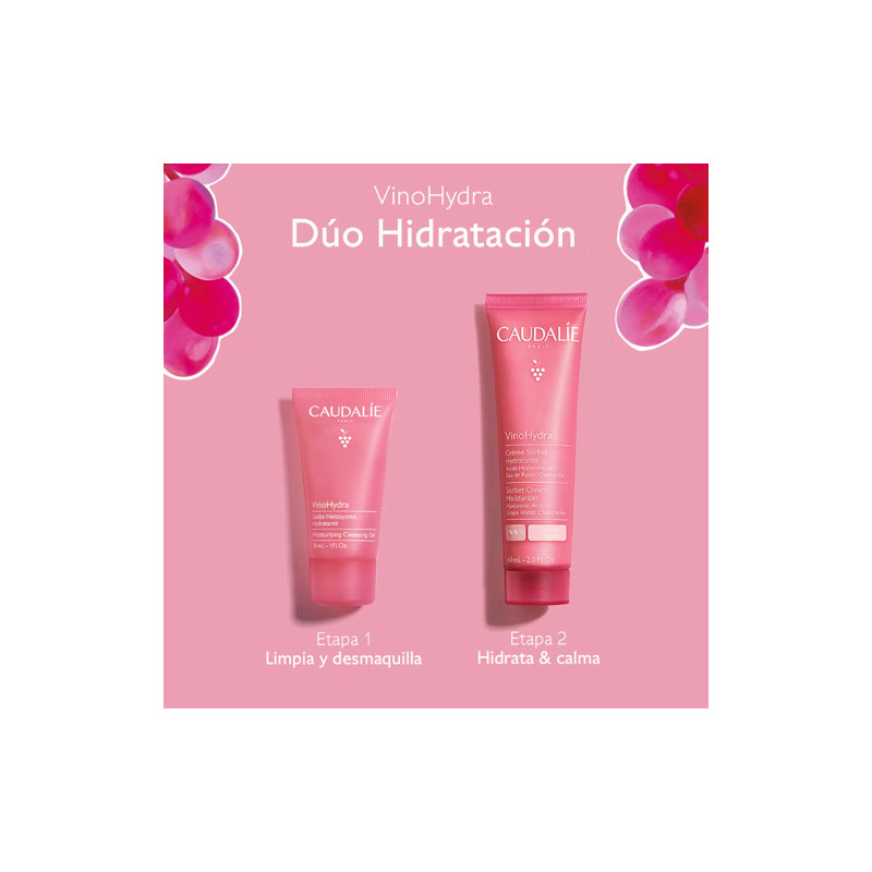 Caudalie Vinohydra Crema Sorbete 60ml + Gelatina Limpiadora 30ml