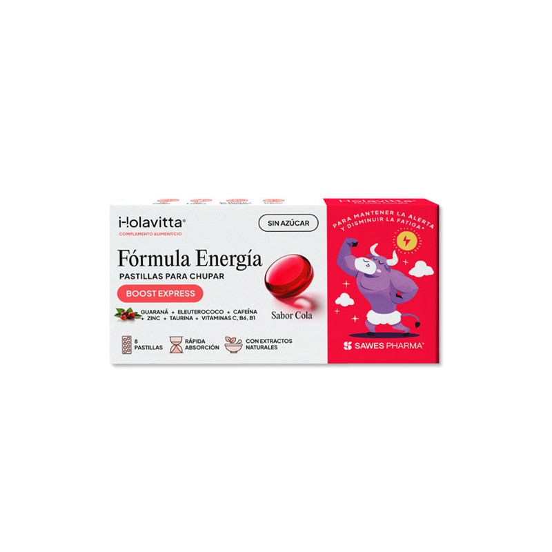 Holavitta Formula Energia Caramelos Sabor Cola 8Uds