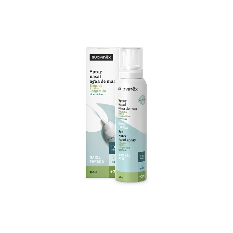 Suavinex Spray Nasal Hipertonico Aloe Menta +6 Años 120ml