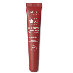 Babe Lip & Cheek Balsamo Labial Color Cherry Spf50 20ml